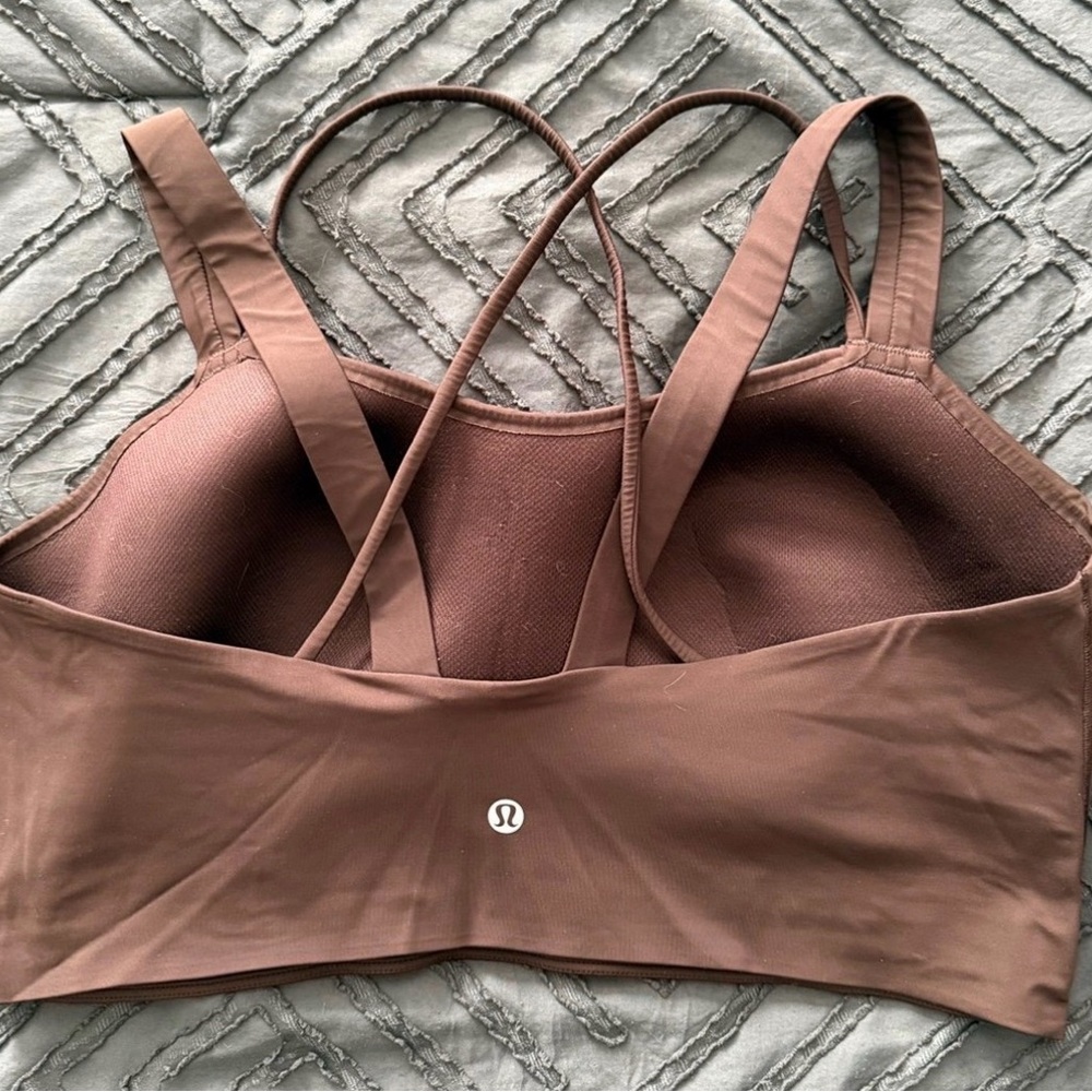 lululemon athletica Brown Strappy Sports Bra